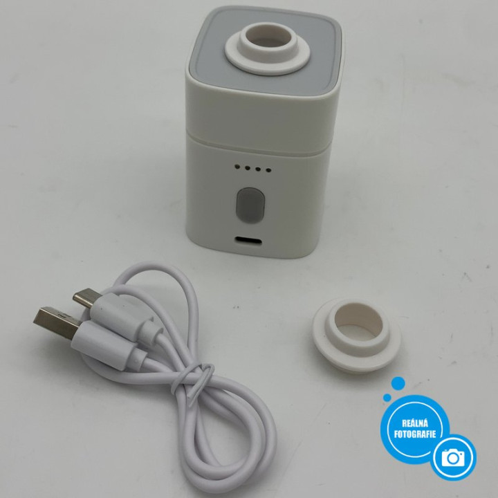 Mini vakuová pumpa Air Pump SG-500, 1200 mAh, 25 W, bílá