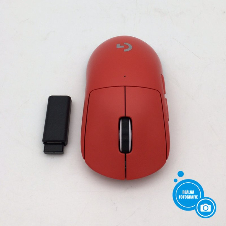 Herní myš LOGITECH PRO X SUPERLIGHT 2 SE, červená