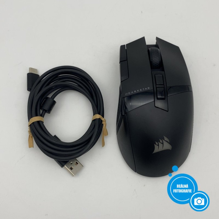 Bezdrátová herní myš CORSAIR DARKSTAR Wireless, černá