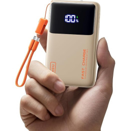 Powerbanka INIU P512, 10 000 mAh, 45 W, béžová