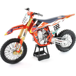 Model motocyklu NEW RAY World Champion Legend SX-F 1:10 , Tony Cairoli 222, 12 +
