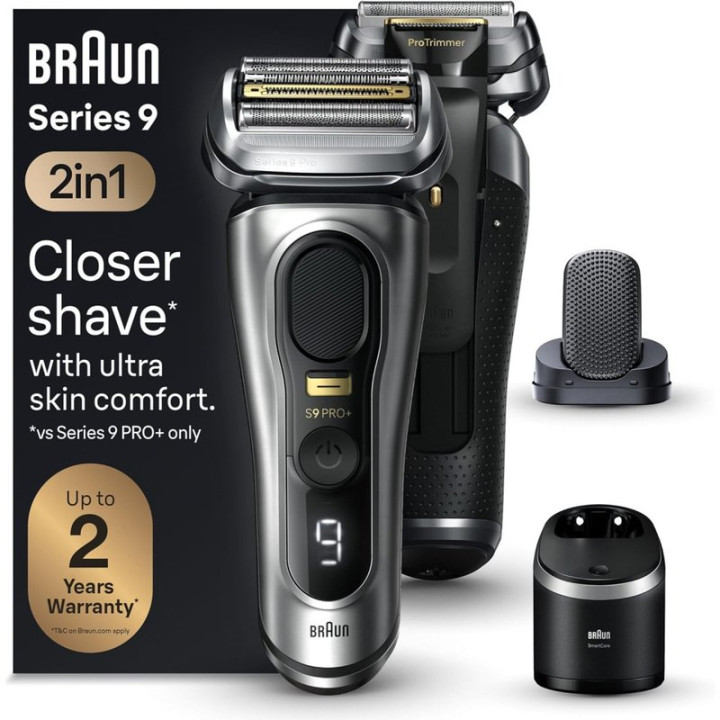 Pánský holící strojek BRAUN Series 9 Pro+ 9597cc, stříbrná