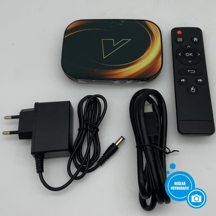 8K multimediální Android TV box VONTAR X3, 4GB RAM, 32GB ROM, černá