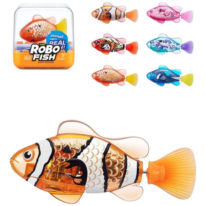Hračka do vody ZURU Robo Alive 3. série, 7,5 cm, fialová