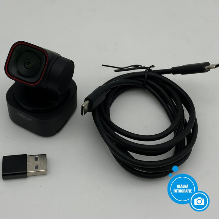 UHD 4K webkamera OBSBOT Tiny 3 Lite, 48Mpx, černá
