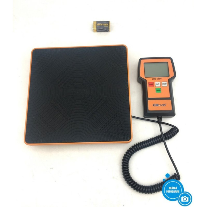Elektronická váha k odměřování chladiva ELITECH LMC-100F+, max. 50 kg