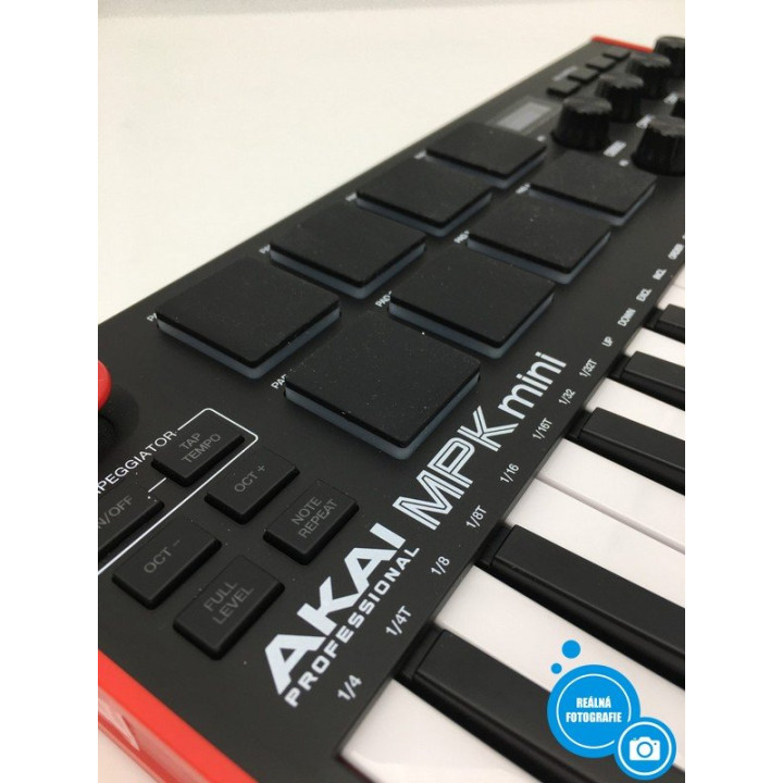 MINI keyboard AKAI Professional MPK MK3 mini, červená