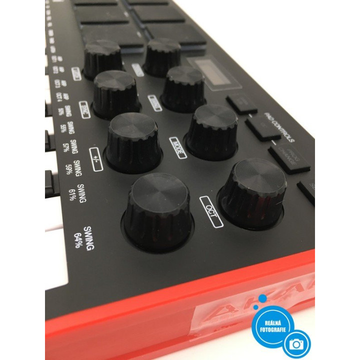 MINI keyboard AKAI Professional MPK MK3 mini, červená