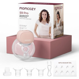 Elektrická odsávačka mléka MOMCOZY S9 Pro (BP274-PK70BA-UK), růžová