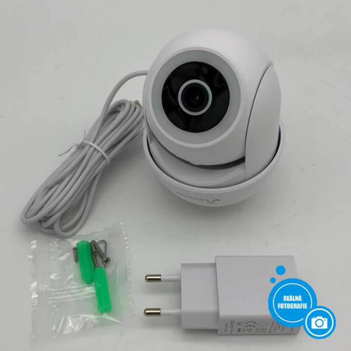 2K Super HD Wi-Fi IP venkovní kamera NIVIAN NVS-IPC-0S4-L-MINI, 5 W, bílá