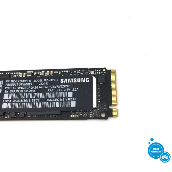 SSD disk SAMSUNG 990 PRO (MZ-V9P2T0), 2 TB, M.2, 7450 MB/s