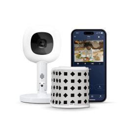 SMART Wi-Fi dětská kamera NANIT Pro Camera & Flex Stand N301, bílá