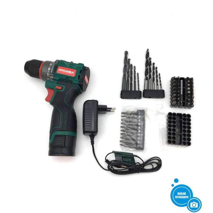 AKU vrtací šroubovák HYCHIKA NBT-CD-16.8A-BL, 16,8V