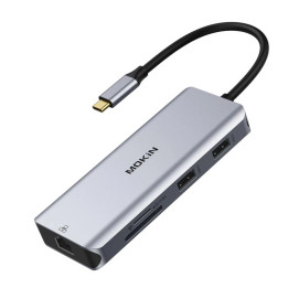 Dokovací stanice MOKIN Multiport Hub 9 v 1 MOUC0554, šedá