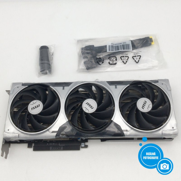 Grafická karta MSI RTX 5070, 12G Ventus 3X OC (G5070-12V3C), 12 GB, GDDR7, černá