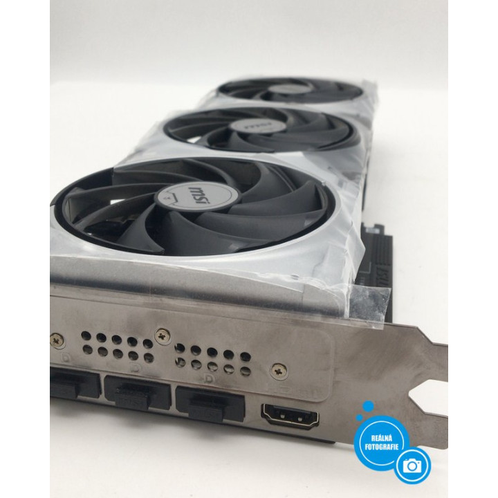 Grafická karta MSI RTX 5070, 12G Ventus 3X OC (G5070-12V3C), 12 GB, GDDR7, černá