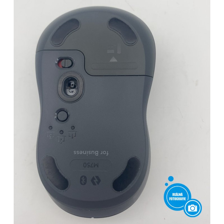 Bezdrátová klávesnice a myš LOGITECH Slim Combo MK950, AZERTY(francouzské rozložení),černá