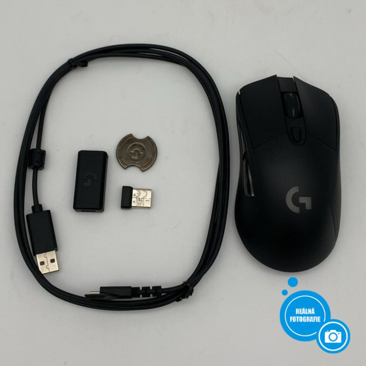 Bezdrátová herní myš LOGITECH G703 Lightspeed, černá