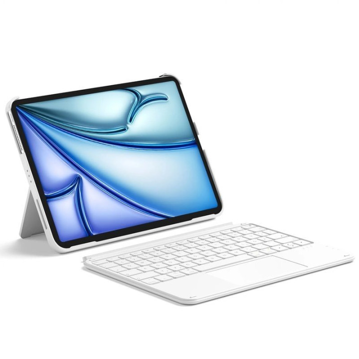 Ochranné pouzdro s klávesnicí INATECK KB04122, AZERTY, bílá