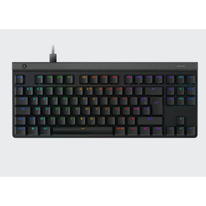 RGB herní klávesnice LOGITECH G515 TKL, AZERTY (francouzské rozložení), černá
