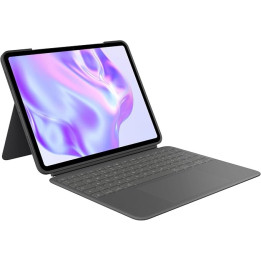 Ochranné pouzdro s klávesnicí LOGITECH Combo Touch (920-012663), 13", AZERTY, šedá