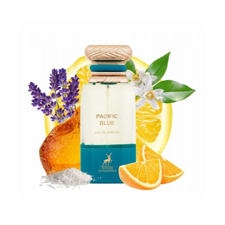 Parfémovaná voda unisex MAISON ALHAMBRA Pacific Blue, 80 ml