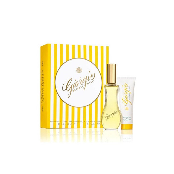 Dárková sada pro ženy GIORGIO BEVERLY HILLS (toaletní voda 90 ml+tělové mléko 50 ml)