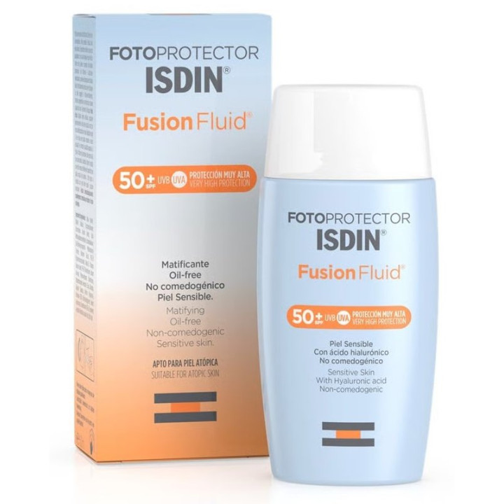 Opalovací krém na obličej ISDIN Fotoprotector Fusion Fluid SPF50+, 50ml