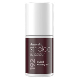 UV lak na nehty ALESSANDRO Striplac, odstín192 Award Winning Red, 6,5 ml