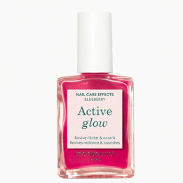 Pečující lak MANUCURIST Paris Active glow blueberry, 15 ml