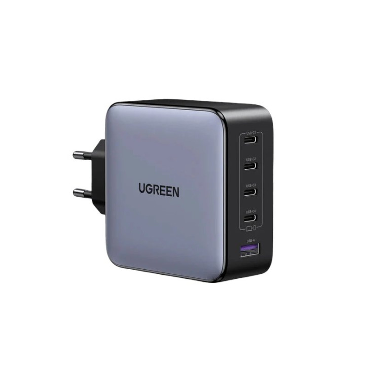 Síťová adaptér UGREEN X563, 100 W, 5portů, černá