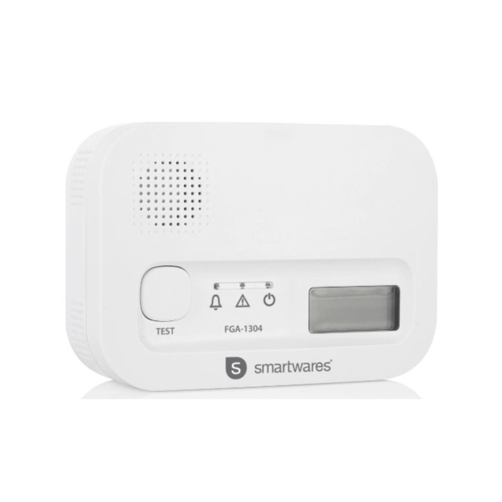 Detektor oxidu uhelnatého SMARTWARES FGA-1304, bílá
