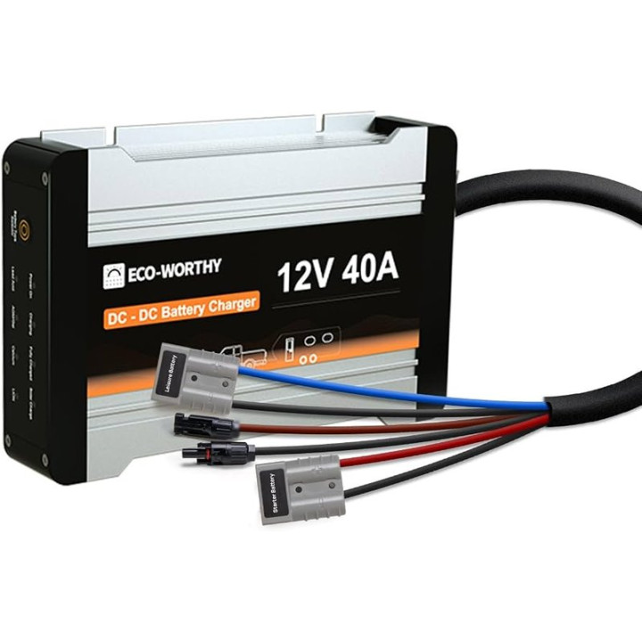 Nabíječka LiFePO4 baterií ECO-WORTHY 12 V, 40 A