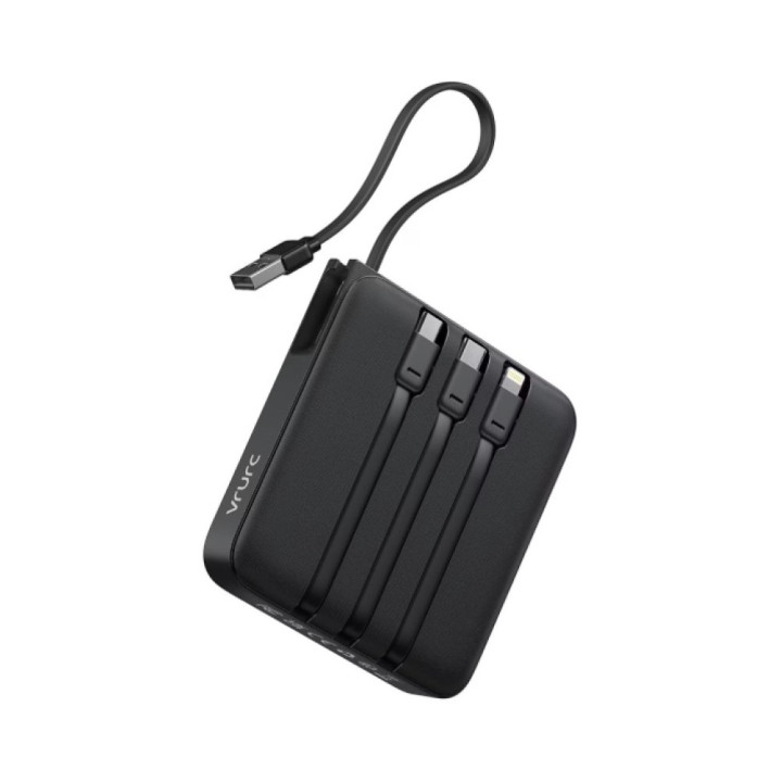 Powerbanka VRURC T2066, 20W, 20000mAh, černá