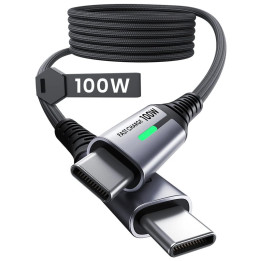 Nabíjecí a datový USB-C kabel INIU DI-D5CC, 2 m, 100 W, černá