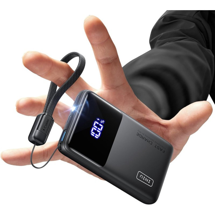 Powerbanka INIU P55, 10 000 mAh, 45 W, černá