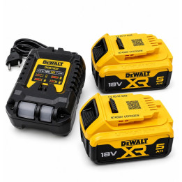 AKU nabíjecí set DEWALT DCB184 + DCB1102, 18 V, 2 ks