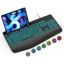 Drátová klávesnice 113G, QWERTZ (německé rozložení), černá