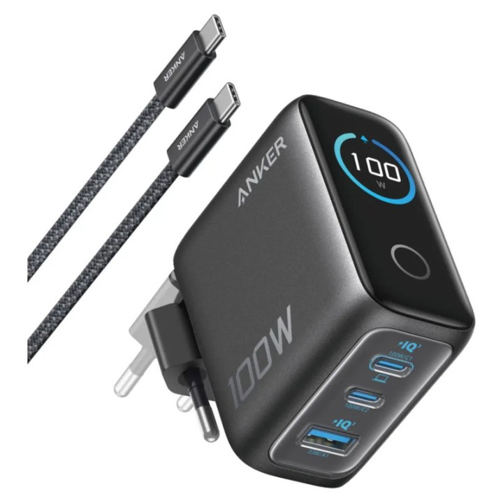 USB nabíječka ANKER B121B, 100 W, 3 porty
