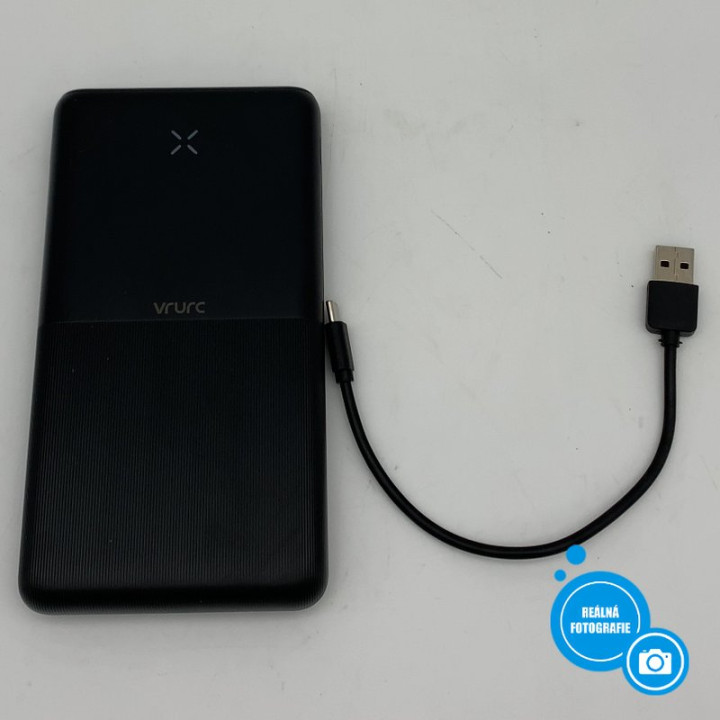Powerbanka VRURC T3016, 30 000 mAh, černá