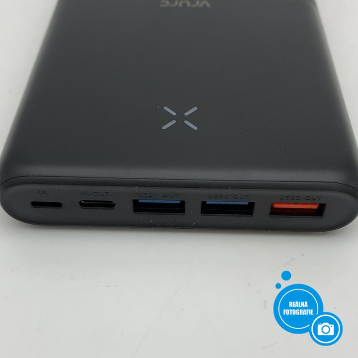 Powerbanka VRURC T3016, 30 000 mAh, černá