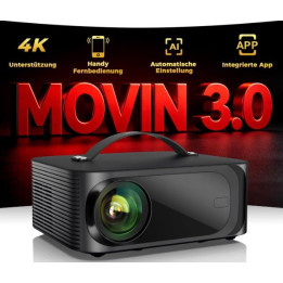 LED projektor ONOAYO ONO3Pro, 240 V, černá