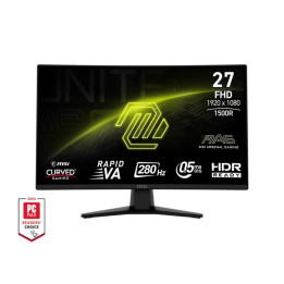 27" Herní monitor MSI MAG 274CXF, 280 Hz, černá