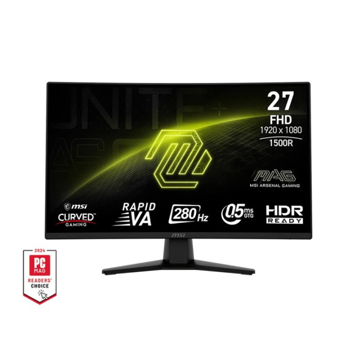27" Herní monitor MSI MAG 274CXF, 280 Hz, černá