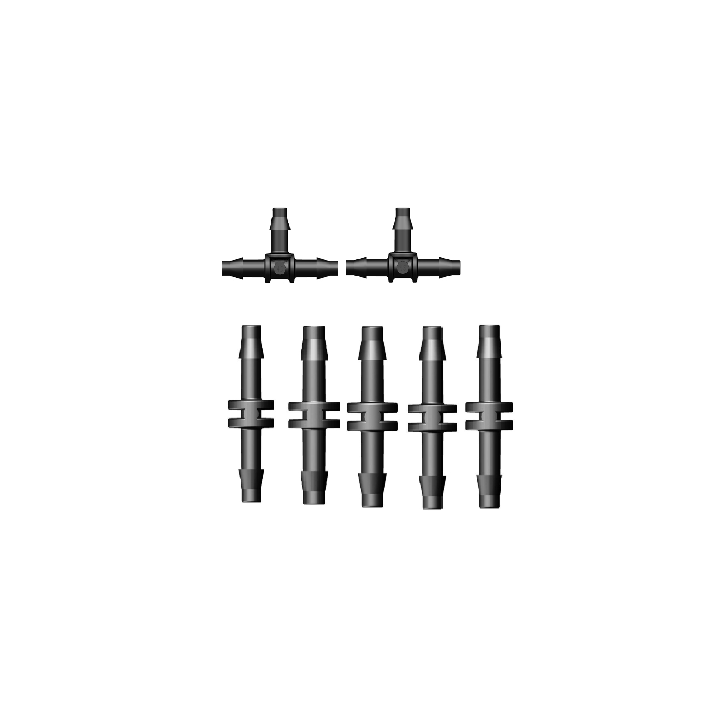 Připojovací konektory 6mm Garden Diamond, BL5 (1bal.7ks)