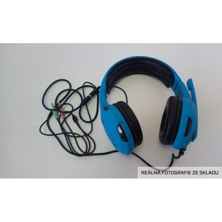 Herní set Trust SPECTRA, GXT 794SB, modrá - Neobsahuje optickou myš