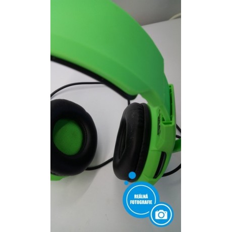 Herní sluchátka Trust GXT790 Spectra - zelená
