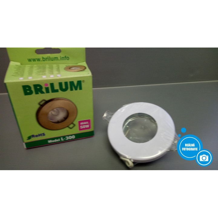 Vodotěsné halogenové svítidlo Brilum L-300 - bílá