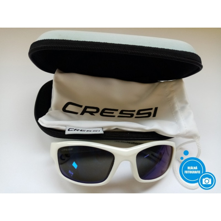 Dětské sluneční brýle Cressi Yogi Kid - unisex, bílá