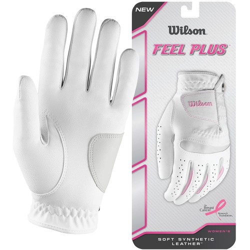 Dámské rukavice Wilson Feel Plus, bílorůžové